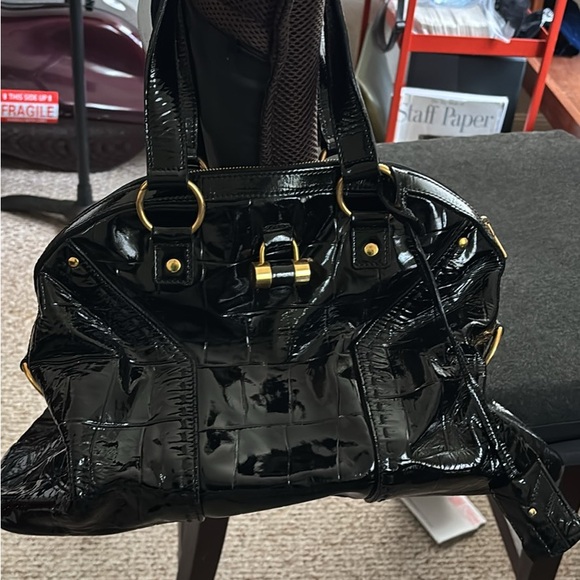 YSL Muse Patent black *will trade for other color same bag* - Picture 1 of 9